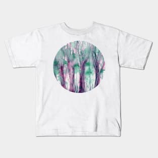 Enchanted forest (circle) Kids T-Shirt